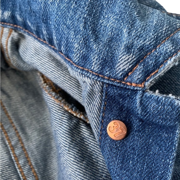 Madewell The Jean Jacket Distressed Size XS - Picture 10 of 12